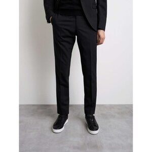 TIGER of Sweden BNWOT "Tordon" Trouser 50R = US 40 New Black Check Print Linen